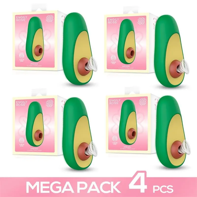 Pack de 4 Avocado Estimulador de Clítoris con Succión – Packs y juegos