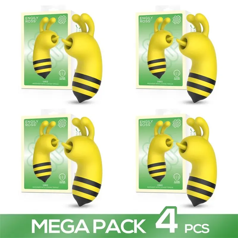Pack de 4 Vibee Masajeador con Lengua Licking – Packs y juegos