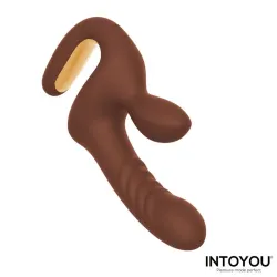 Mocca Vibrador con Thrusting y Mango Ergonómico USB