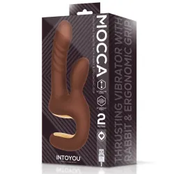 Mocca Vibrador con Thrusting y Mango Ergonómico USB