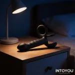 Magnor Dildo con Anillo Doble y Estimulador de Testículos