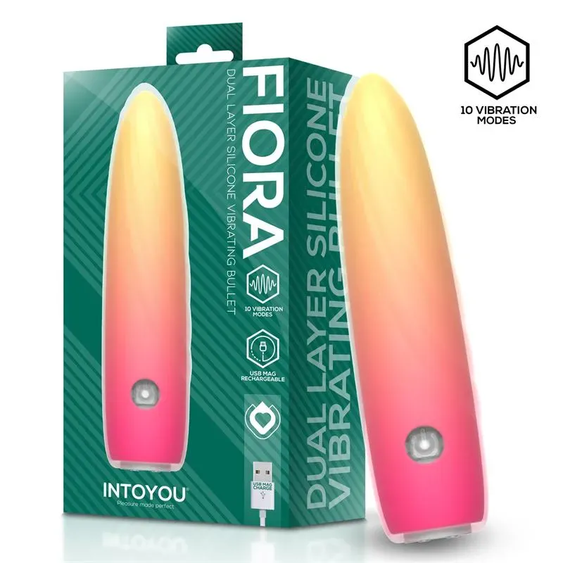 Fiora Bala Vibradora Silicona Doble Capa USB – Balas Vibradoras