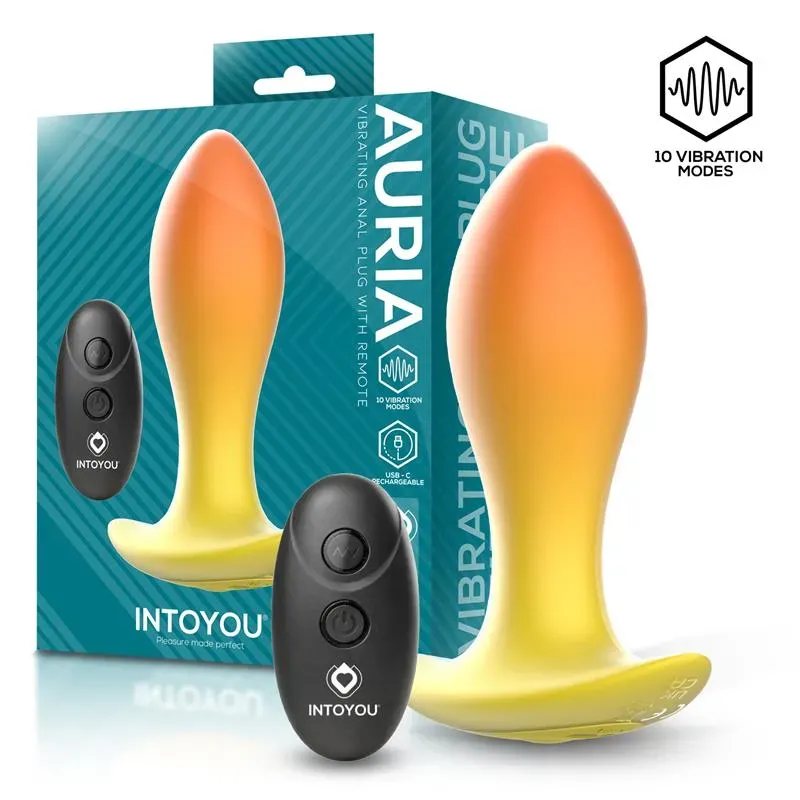 Auria Plug Anal con Vibración y Control Remoto USB-C – Anal