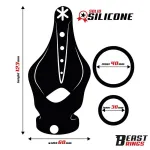 Anillo Doble Silicona Solida 37/45 mm