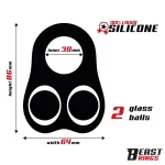 Anillo con Bolas Internas Silicona Liquida 30 mm
