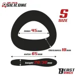 Anillo Silicona Solida 45 mm Talla S