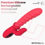 Tingly Vibrador con Finger y Movimiento Waving con APP