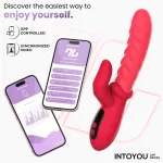 Tingly Vibrador con Finger y Movimiento Waving con APP