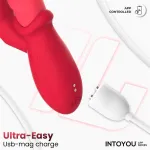 Tingly Vibrador con Finger y Movimiento Waving con APP