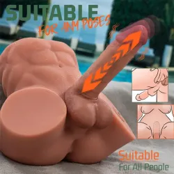 Gretel Masturbador con Thrusting y Dildo Desmontable