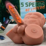 Gretel Masturbador con Thrusting y Dildo Desmontable