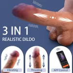 Fitter Masturbador Dildo Desmontable Thrusting con APP