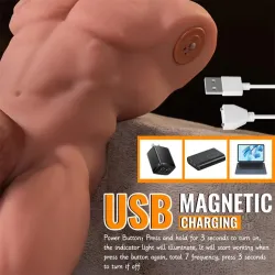 Ely Torso con Dildo Desmontable, Thrusting y APP 4.1 kg