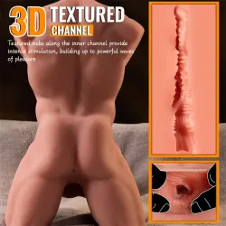 Ely Torso con Dildo Desmontable, Thrusting y APP 4.1 kg