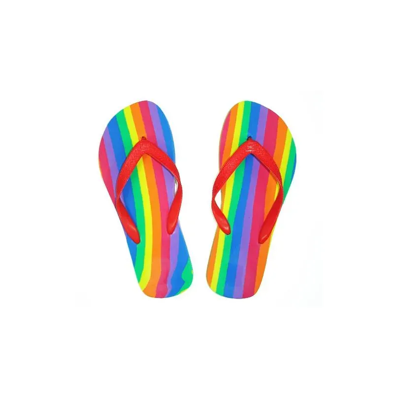 Chanclas con Bandera LGBT+ Talla 44-45 – línea LGBT+
