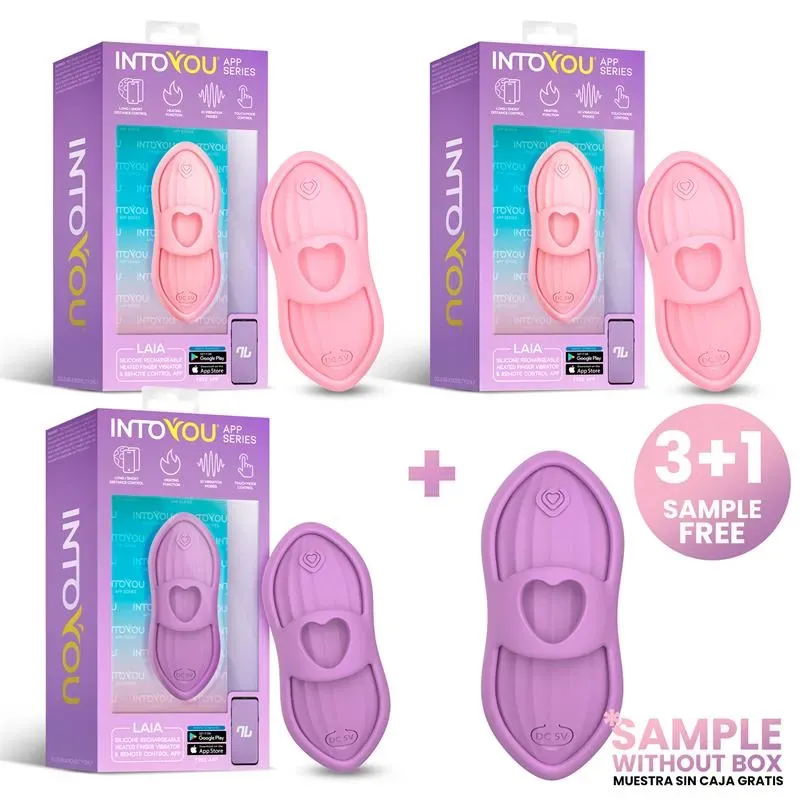 Pack 3+1 Laia Estimulador de Dedo y Funda con APP – Packs y juegos