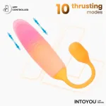 NexEgg Motion Huevo Vibrador con Thrusting App Naranja/Rosa