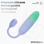NexEgg Motion Huevo Vibrador con Thrusting App Lila/Pistacho