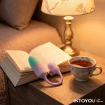 NexEgg Huevo Vibrador Silicona Doble capa con App Lila/Pistacho