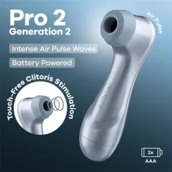 Pro 2 Gen 2 Succionador de Clítoris Battery Series Ice Blue