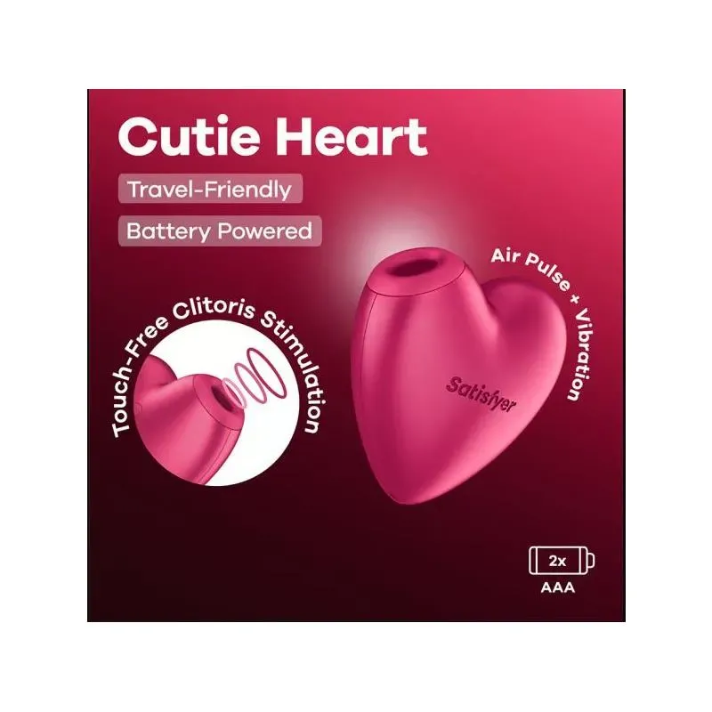 Cutie Heart Succionador de Clítoris Battery Series – Succionadores Clitoris