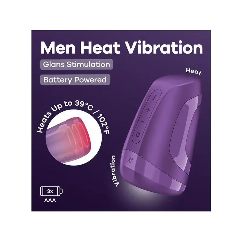 Men Heat Vibration Battery Series Dark Berry – Masturbadores Ella