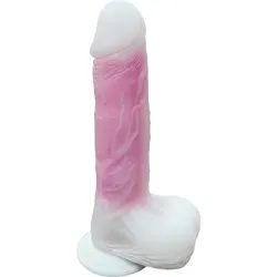 Dildo Doble Capa con Vibración, Thrusting y Calor