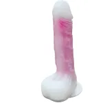 Dildo Doble Capa con Vibración, Thrusting y Calor