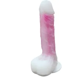 Dildo Doble Capa con Vibración, Thrusting y Calor