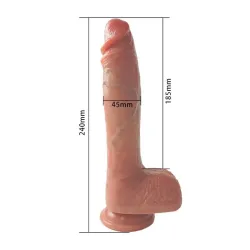 Dildo con Vibración, Thrusting y Calor