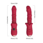 Vibrador con Calor y Movimiento Vertical con Pantalla Digital