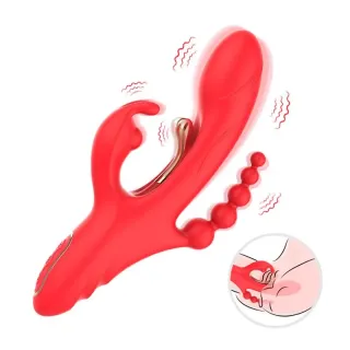 Vibrador Tickler con Cadena Anal