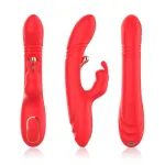 Vibrador Tickler con Thrusting Silicona Líquida