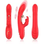 Vibrador Tickler con Thrusting Silicona Líquida