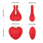 Pinzas Magnéticas para los Pezones con Collar