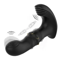 Masajeador Prostático Vibración, Thrusting y Estimulador de Clítoris