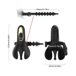Anillo Vibrador para Pene y Testículos Ajustable