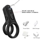 Mecha-style Anillo Doble para el Pene con Vibracion