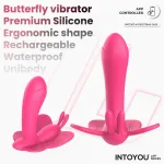 Wingy Estimulador Mariposa con APP Peach Red