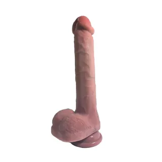 Dildo con vibración, Thrusting y Calor 28 cm