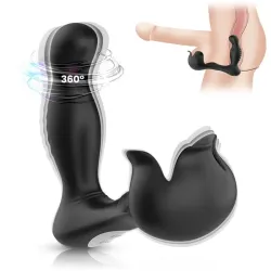 Masajeador Prostático Rotación 360º Estimulación Testiculos