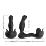 Masajeador Prostático Rotación 360º Estimulación Testiculos