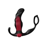 Masajeador Prostática y Plug Anal 2 en 1 con Vibración