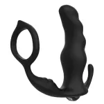 Masajeador Prostática y Plug Anal 2 en 1 con Vibración