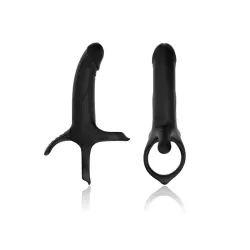 Dildo para Penetración Doble con Vibración
