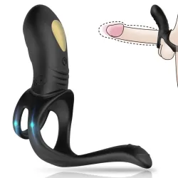Anillo Vibrador con Estimulación Perianal