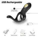Anillo Vibrador con Estimulación Perianal