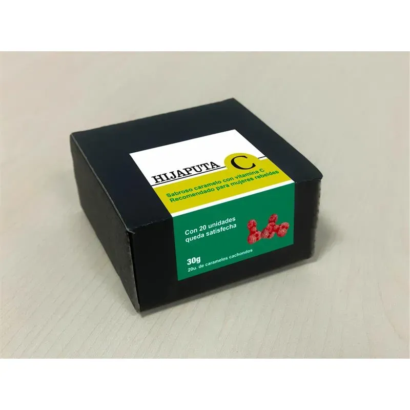 Caja Caramelos Hijaputa C  20 und 30 gr – Juegos Comestibles