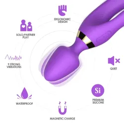 Masajeador y Vibrador Púrpura