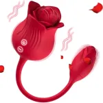 Rosa con Licking y Huevo Vibrador USB
